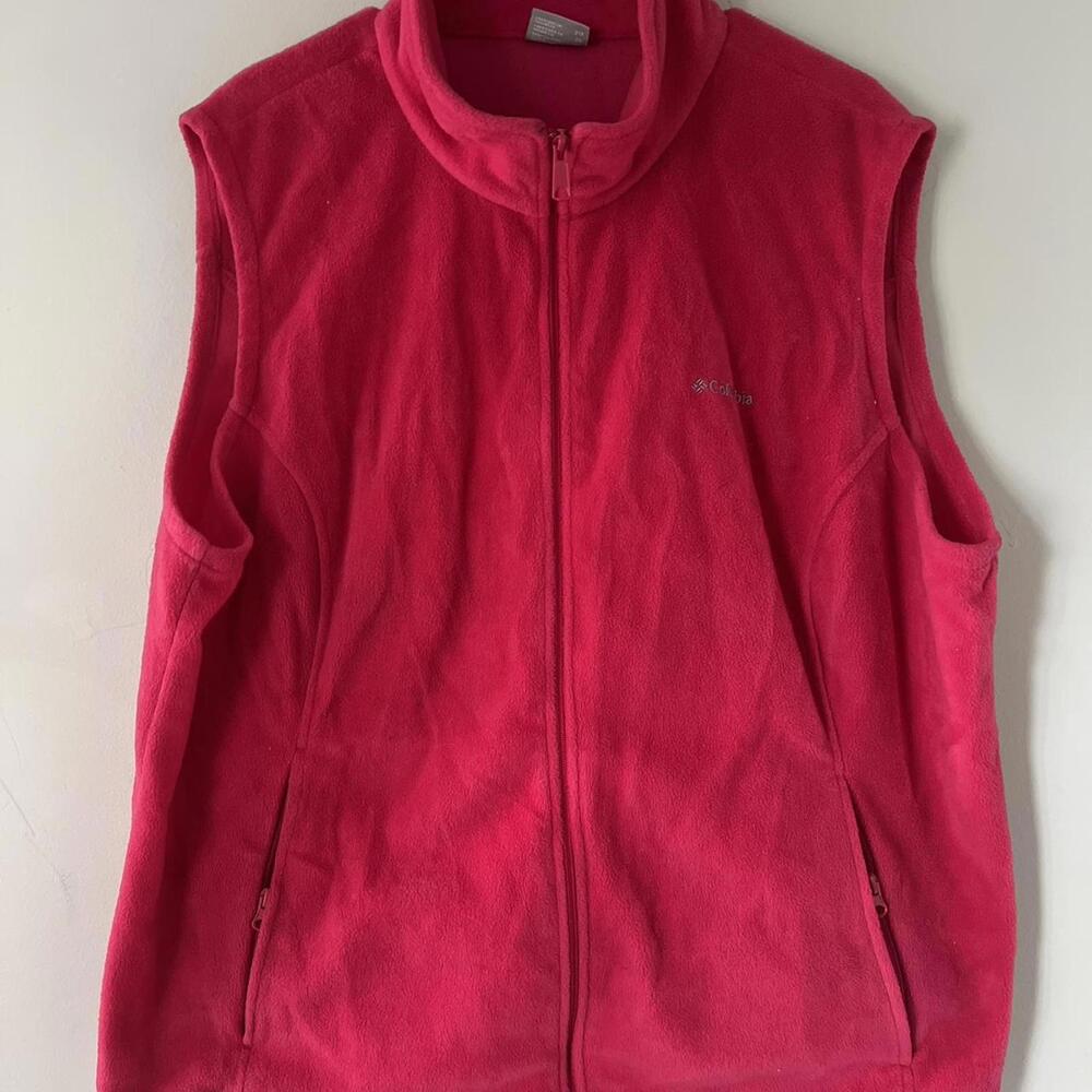 Columbia Pink Fleece Vest – Women’s Size 3X
